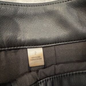 Tahari  leather skirt